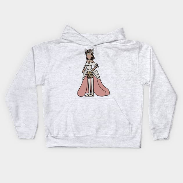 Lady Bella Cartoon Kids Hoodie by gagimas